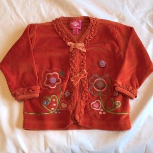Oilily floral cardigan size 18 months